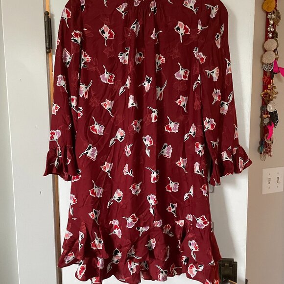 Rebecca Taylor dark red party dress, Size 6 - Picture 1 of 8